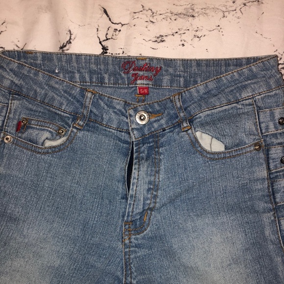 jeans with cuts down the side - Picture 8 of 9